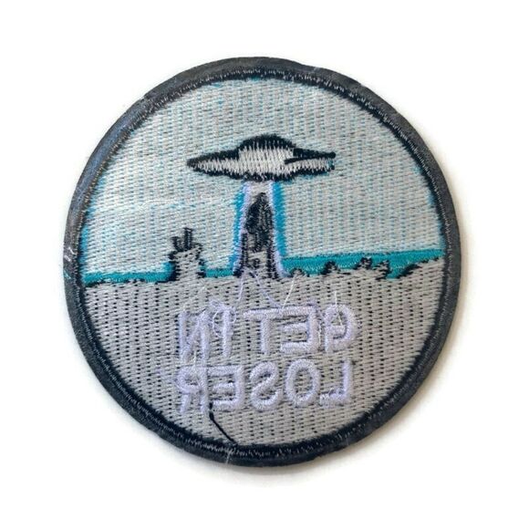 Get in Loser Alien Embroidered Patch - Picture 4 of 4